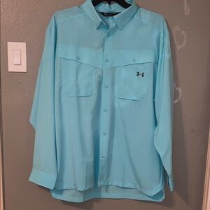 NEW❗️Light Blue Under Armor Button Down